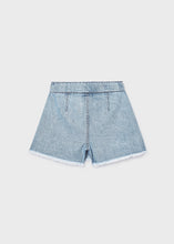 Load image into Gallery viewer, Denim Fray Edged Skort
