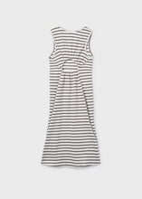 Load image into Gallery viewer, Striped Peek-A-Boo Midi Dress

