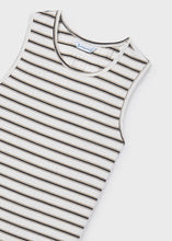 Load image into Gallery viewer, Striped Peek-A-Boo Midi Dress
