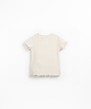 Load image into Gallery viewer, Cream Rib Lettuce Edge Tee
