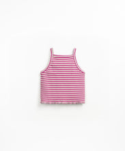 Load image into Gallery viewer, Fuchsia Striped Rib Top
