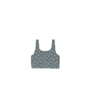 Load image into Gallery viewer, Blue Floral Swift Sports Bra

