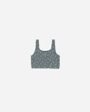 Load image into Gallery viewer, Blue Floral Swift Sports Bra
