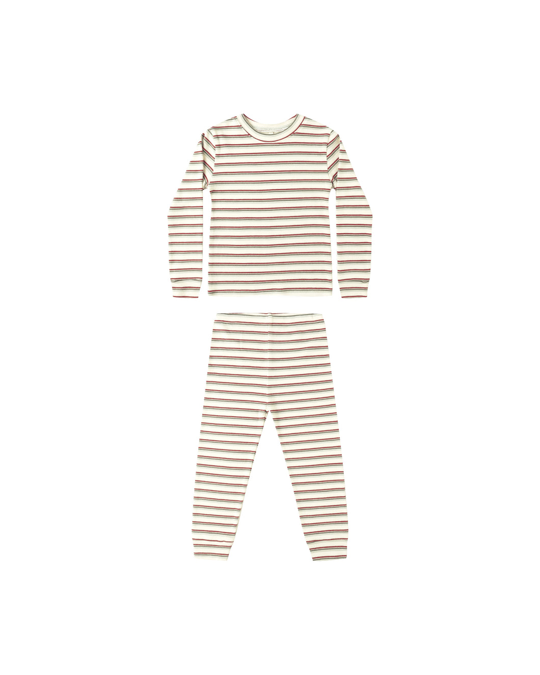 Holiday Stripe Organic PJ Set