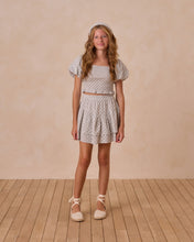 Load image into Gallery viewer, Seafoam Tiered Mini Skirt
