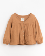 Load image into Gallery viewer, Dusty Rust Lightweight Bubble Sweater
