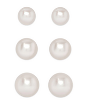 Load image into Gallery viewer, Freshwater Pearl Stud 3pc Earring Set
