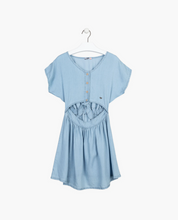 Load image into Gallery viewer, Light Denim Peek-A-Boo Dress
