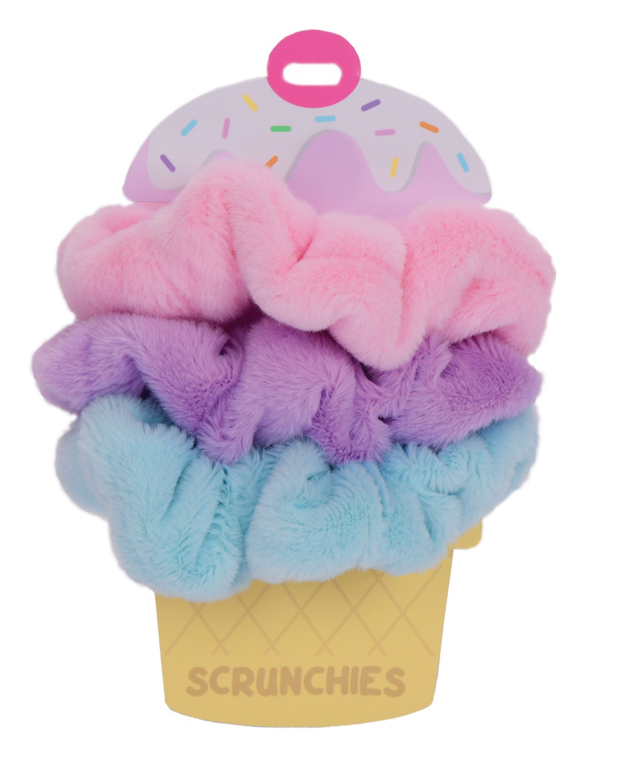 Ice Cream Scrunchie 3pk