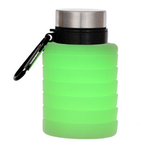 Load image into Gallery viewer, Glow In The Dark Collapsible Water Bottle
