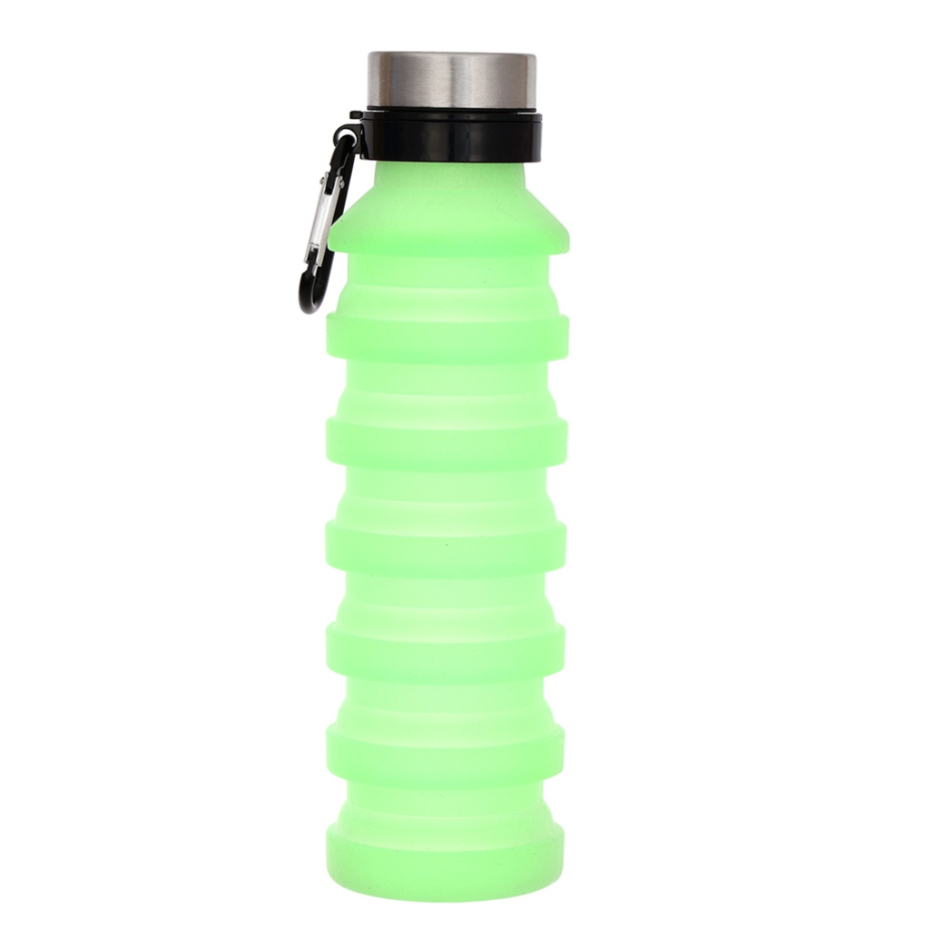 Glow In The Dark Collapsible Water Bottle