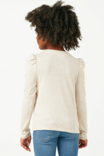 Load image into Gallery viewer, Oatmeal Knit Button Long Sleeve
