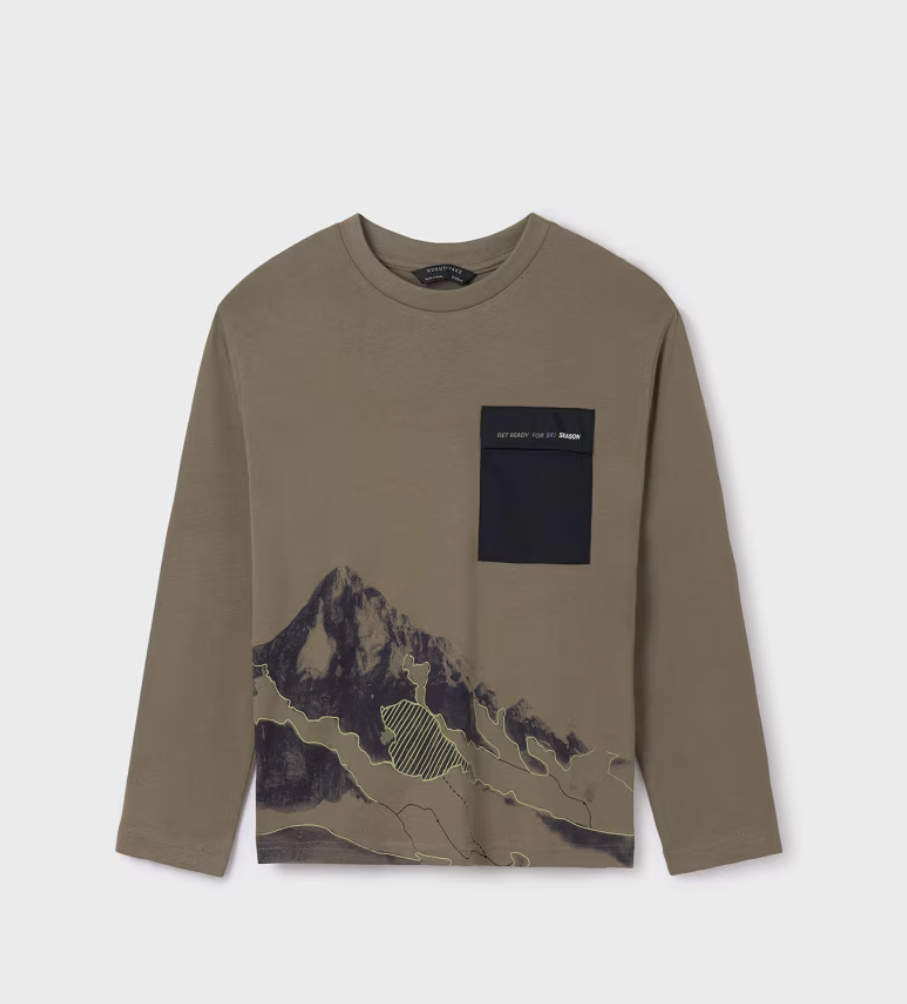 Olive Mountain Pocket Top