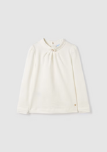 Load image into Gallery viewer, Cream Button Mock Neck Top
