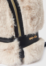 Load image into Gallery viewer, Beige Faux Fur Backpack
