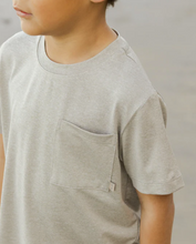 Load image into Gallery viewer, Heathered Sage Cove Essential Pocket Tee

