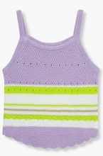 Load image into Gallery viewer, Lavender Haze Crochet Tank

