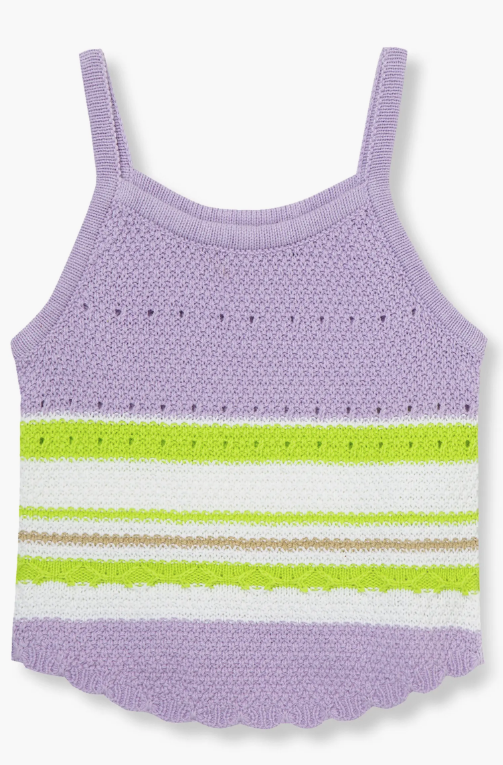 Lavender Haze Crochet Tank
