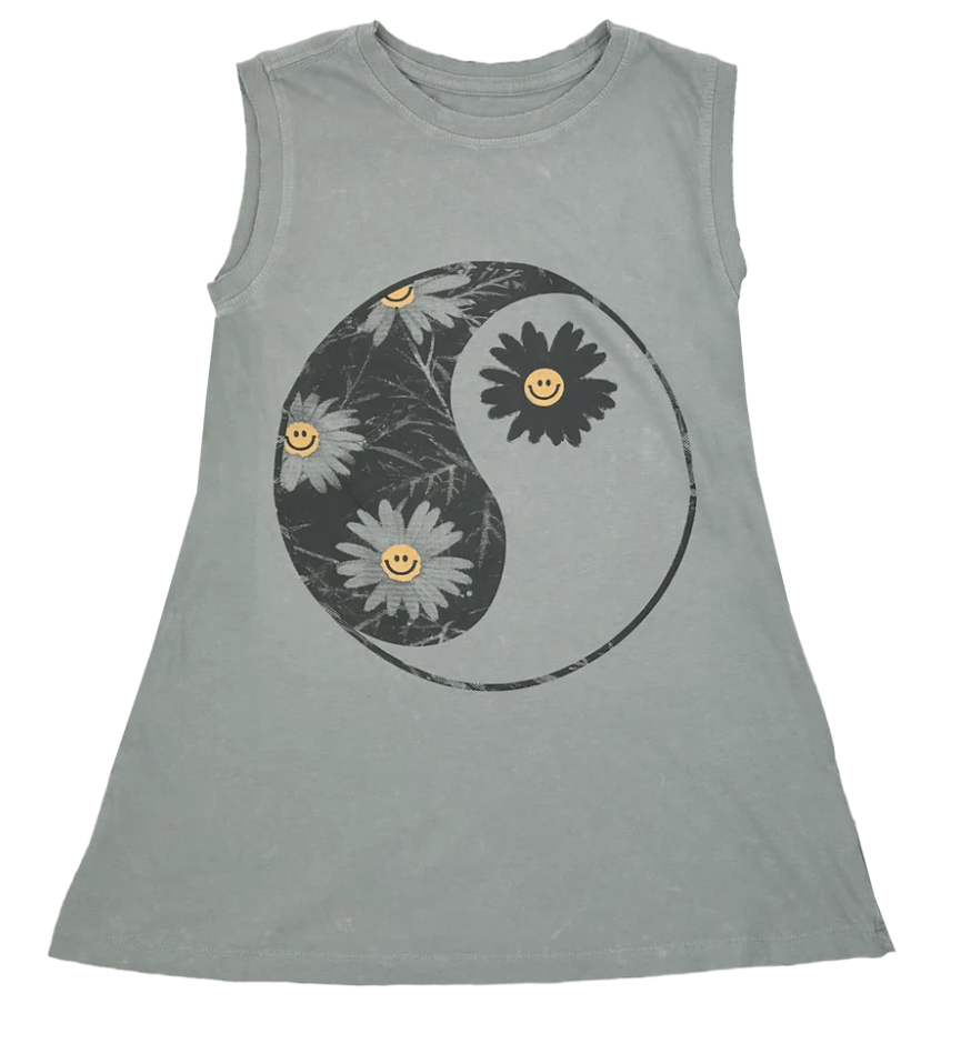 Flower Power Muscle Tank Dress