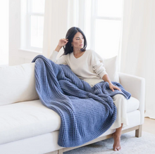 Load image into Gallery viewer, Waffle Knit Throw Blanket
