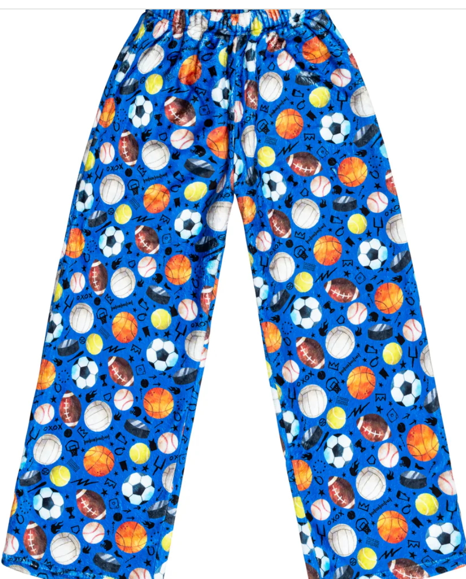 Plush Pants Blue Sports