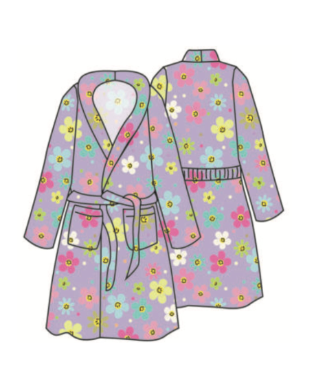 Daisy Smiles Plush Robe