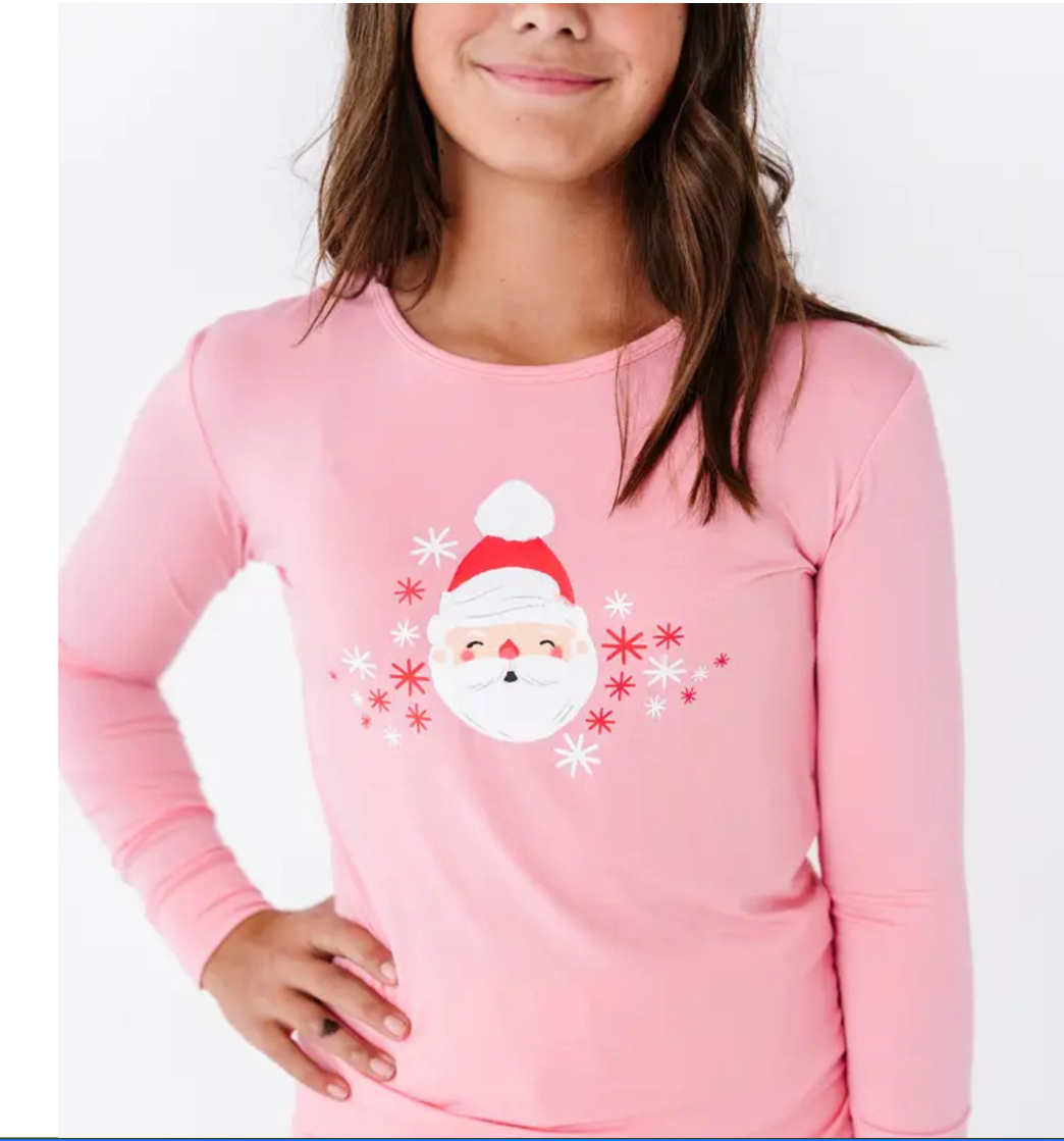 Pink Santa Lounge Tee