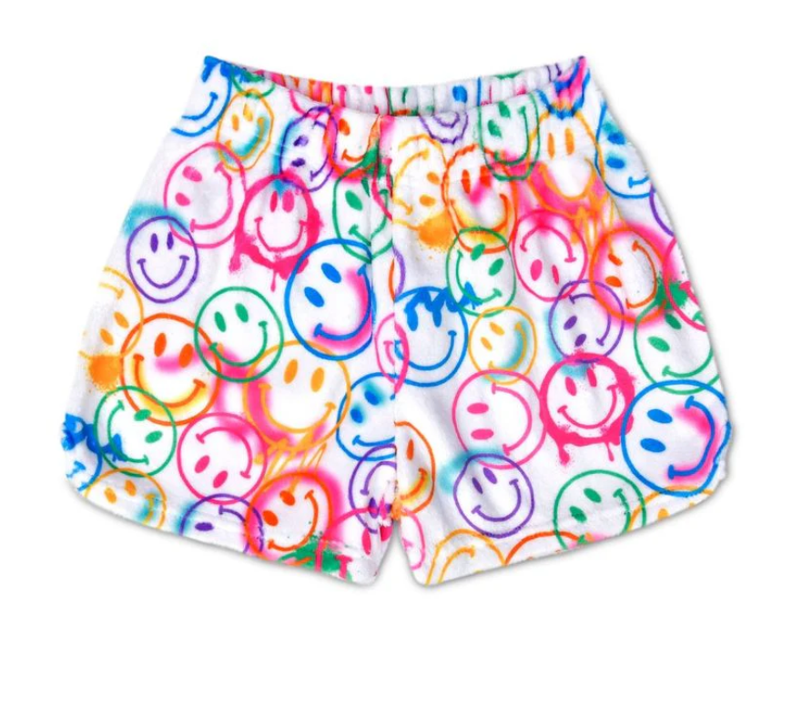 Smiles Everywhere Plush Shorts