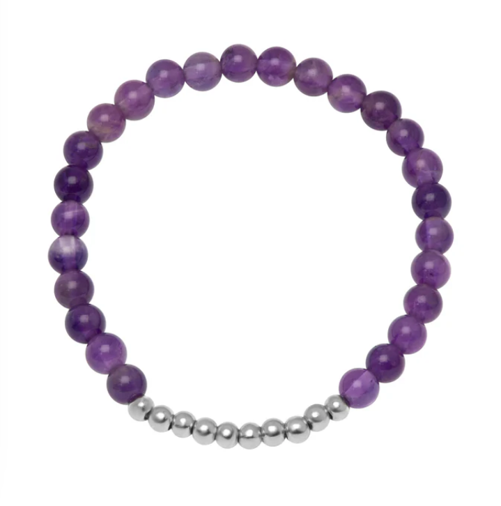 Amethyst Stretch Bracelet