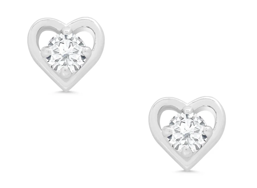 Heart Stud Earrings