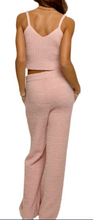 Load image into Gallery viewer, Sherpa Petal Bloom Plush Wide Leg Pant
