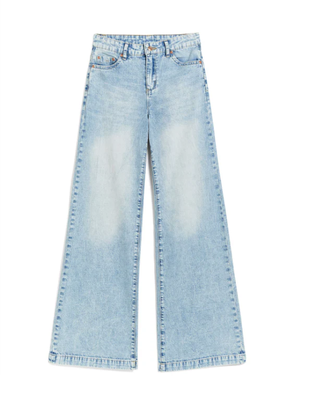 Basic Wide Leg Light Denim Jean