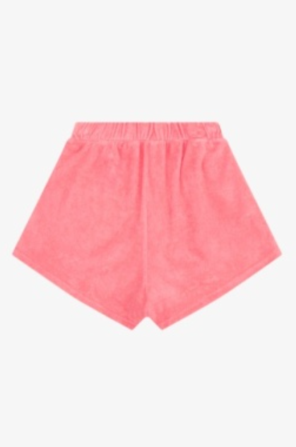 Terry Cloth Pocket Short In Confetti Pink