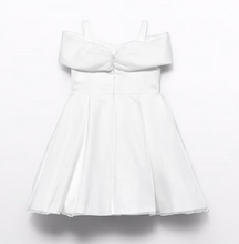 Load image into Gallery viewer, Organza Bow Dress In Ivory
