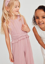 Load image into Gallery viewer, Pleated Rose Gauze Jumpsuit
