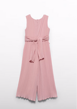 Load image into Gallery viewer, Pleated Rose Gauze Jumpsuit
