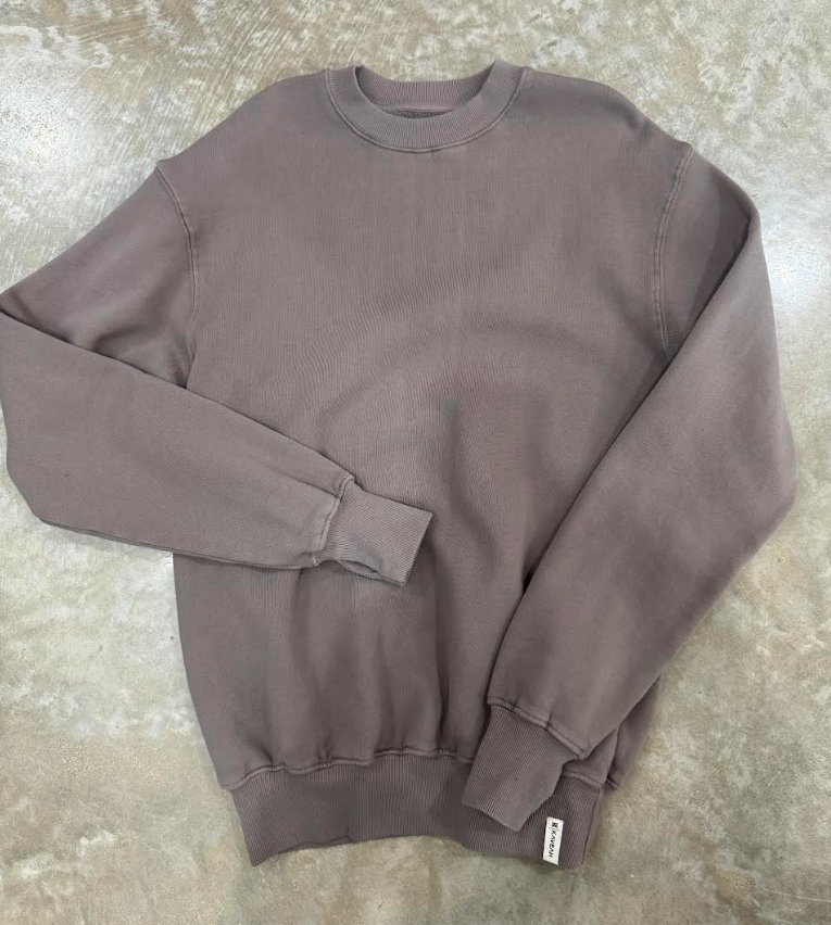 Dark Truffle Oversized Fleece Sweatshirt