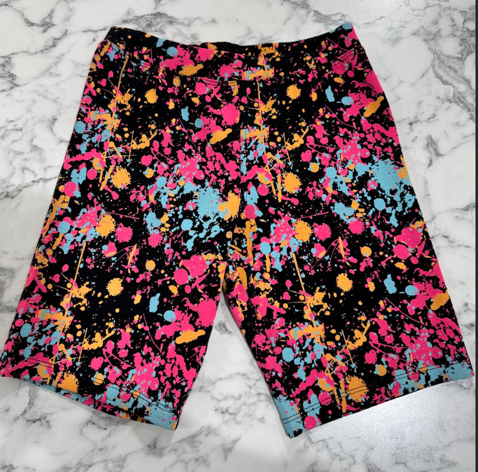 Paint Splatter Short
