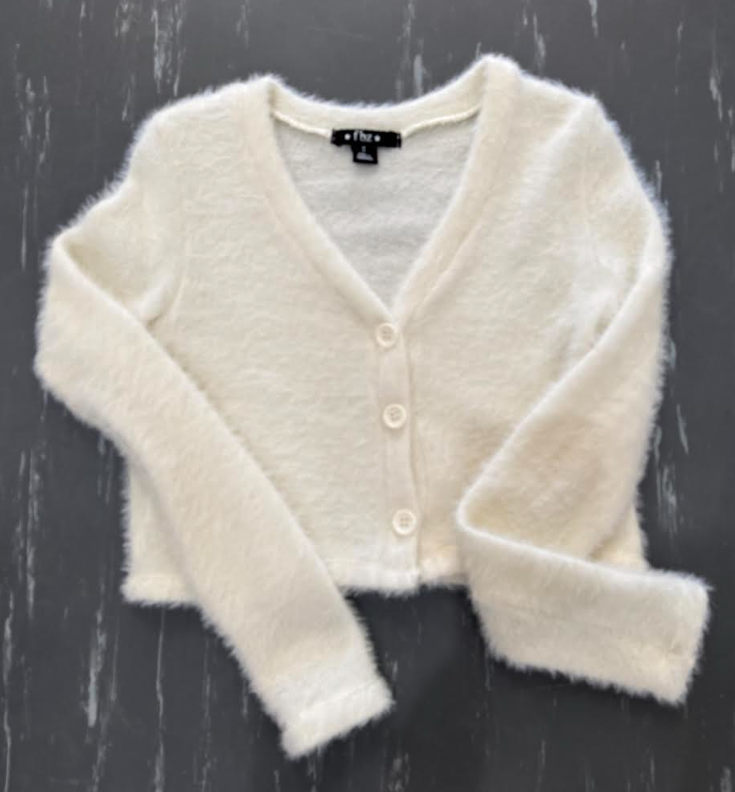 Cream Faux Fur Cardi