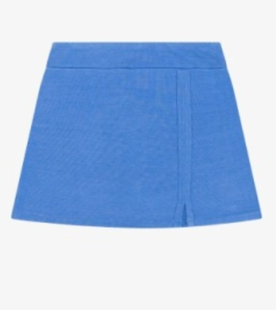 Exposed Seam Skort In Cobalt