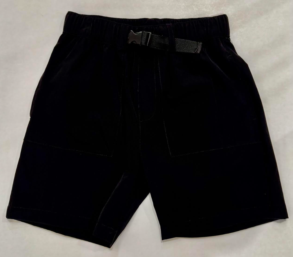 Black Buckle Breezy Shorts