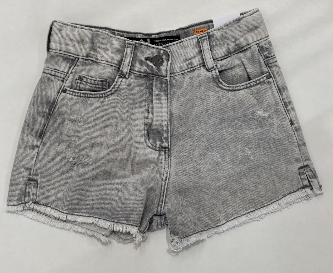 Acid Wash Denim Shorts