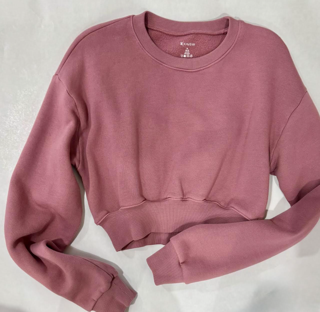 Mulberry Pullover Cropped Top