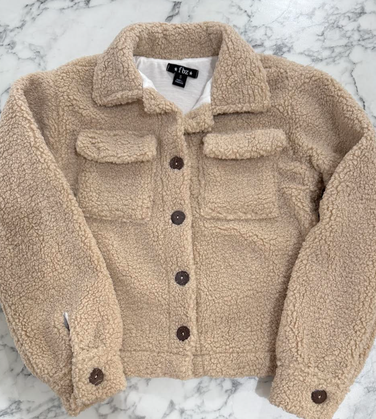 Tan Sherpa Jacket