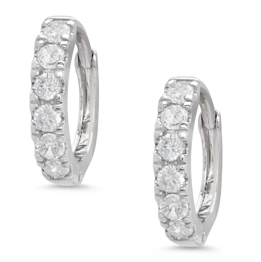 Crystal Hoop Earrings