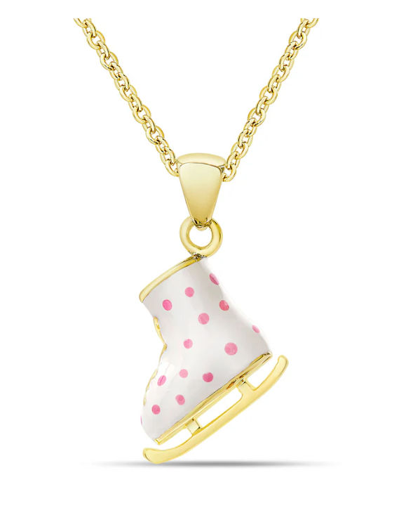 3D Ice Skate Pendant