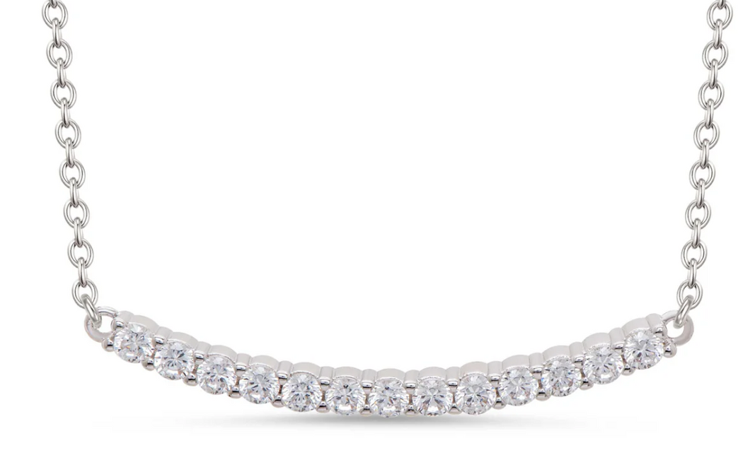 CZ Bar Necklace