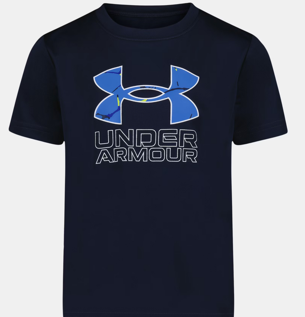 Midnight Navy UA Core Logo Fill Tech Tee