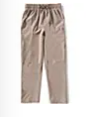 UA Boy's Stretch Tech Taupe Pant