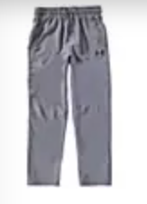 UA Boy's Stretch Tech Titan Gray Pants